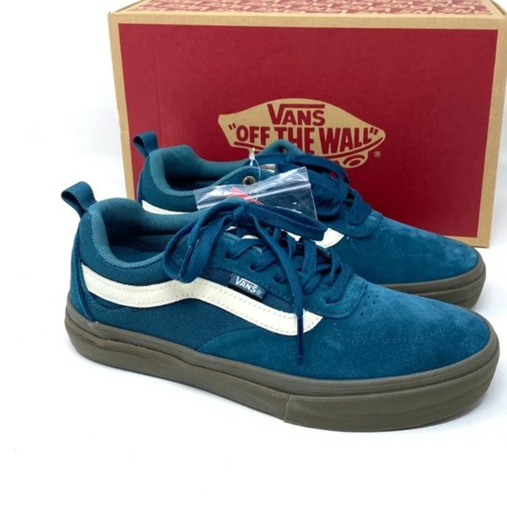 💖MEGA SALE💖VANS Women's 8 KYLE WALKER Pro Dark Suede Atlantic Dove VN0A2XSG0WP